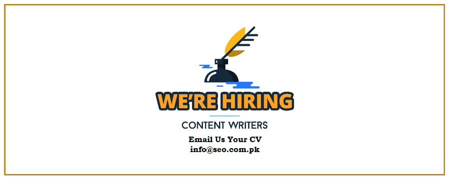 SEO Friendly Content Writing Job in Lahore